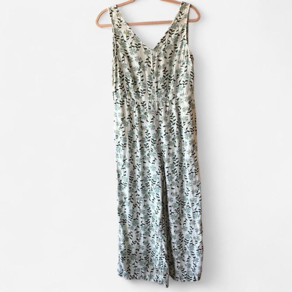 Dip floral white & green maxi floral romper Size 6